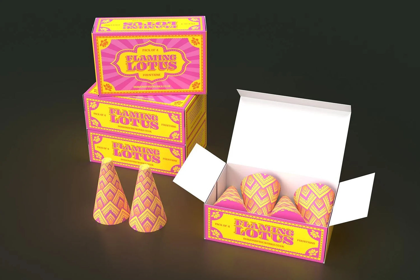 Flaming Lotus | 4 PACK