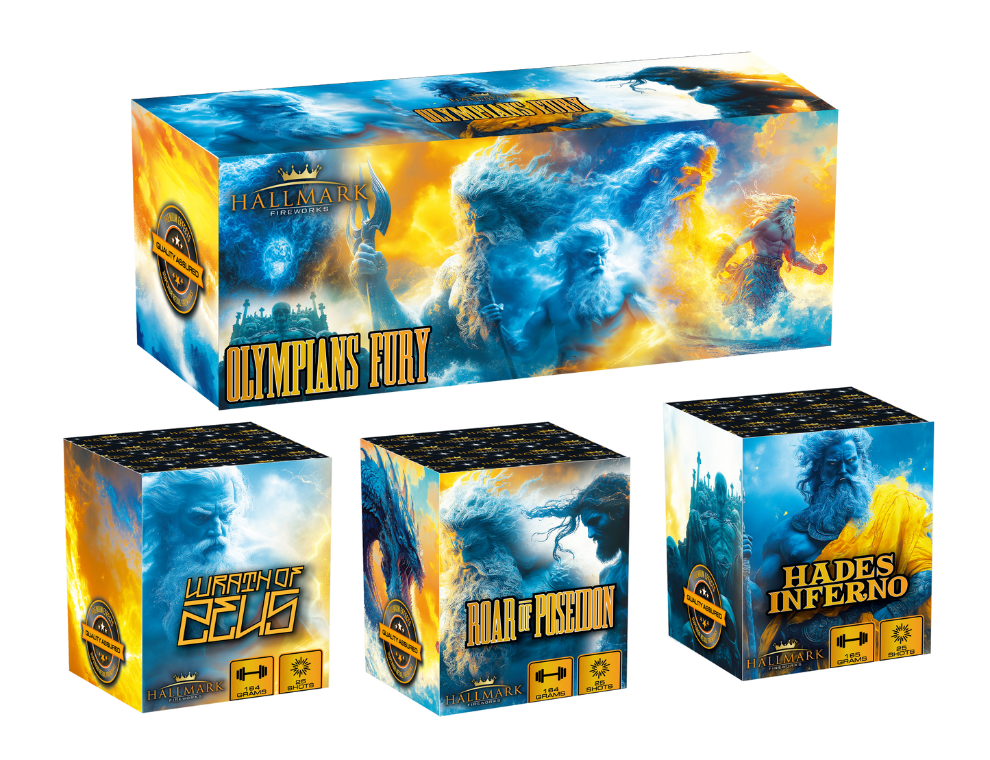 OLYMPIANS FURY Barrage 3 Pack